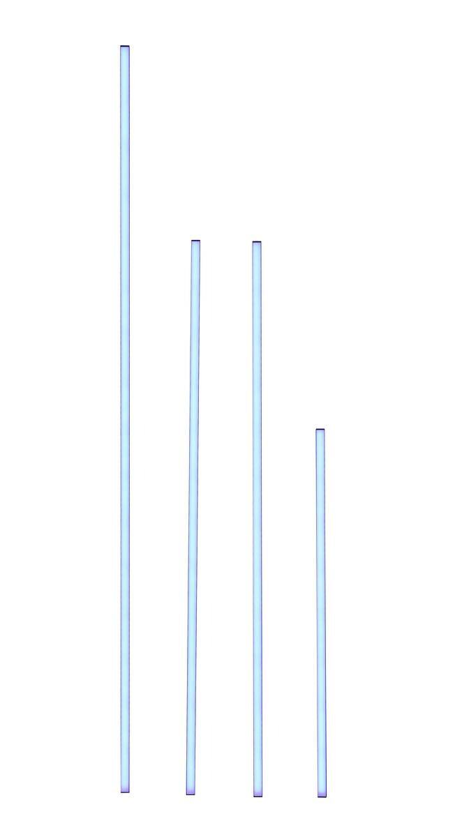 Nolo LED-Akustikpaneelbeleuchtung Line H: ca. 100 cm