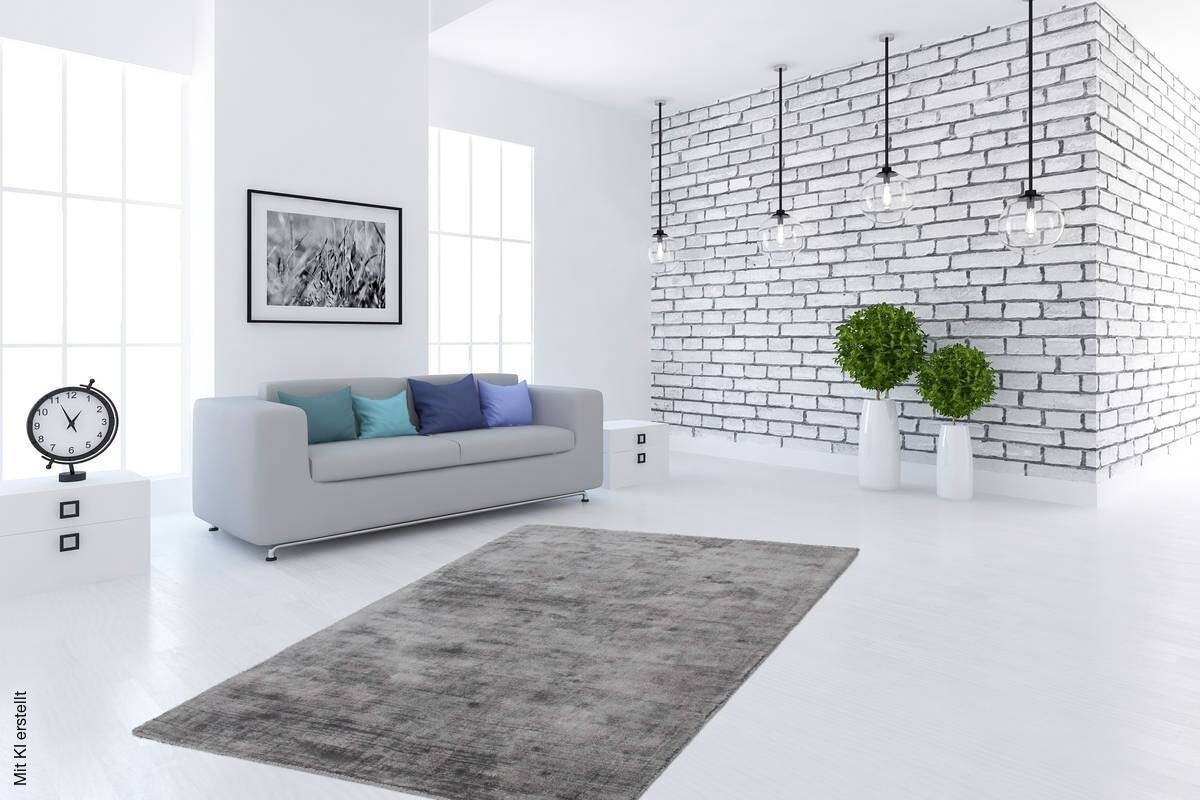 360Living Teppich Luxury grau B/L: ca. 160x230 cm