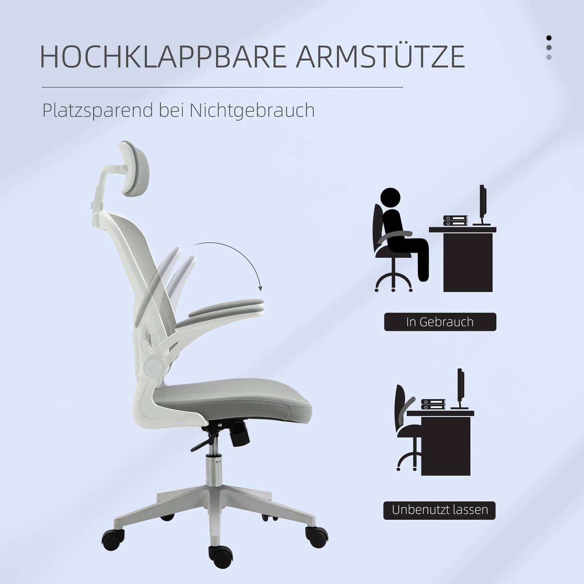 Drehstuhl 921-417 grau