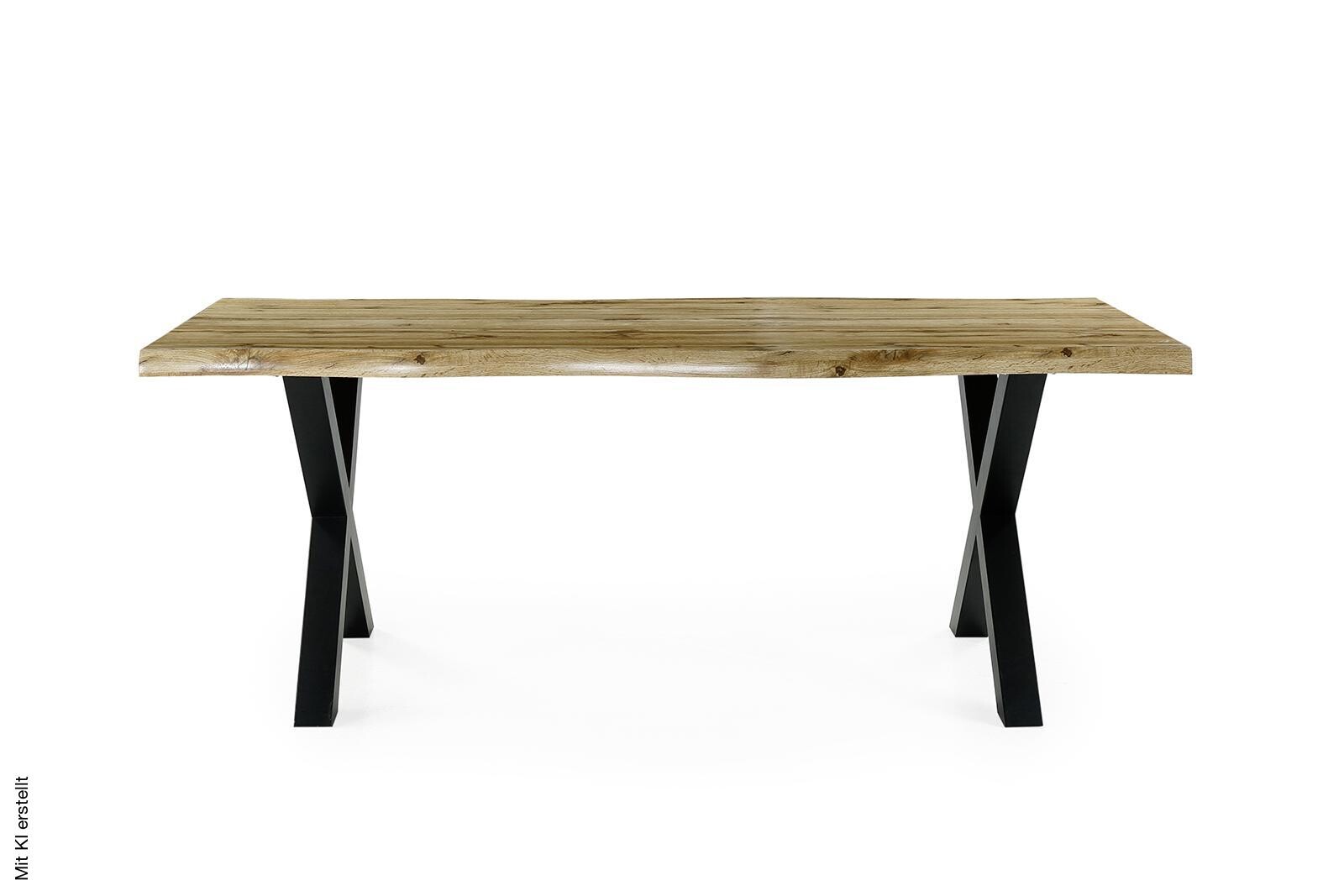Esstisch Eiche Wild Nachbildung B/H/T: ca. 200x76x100 cm