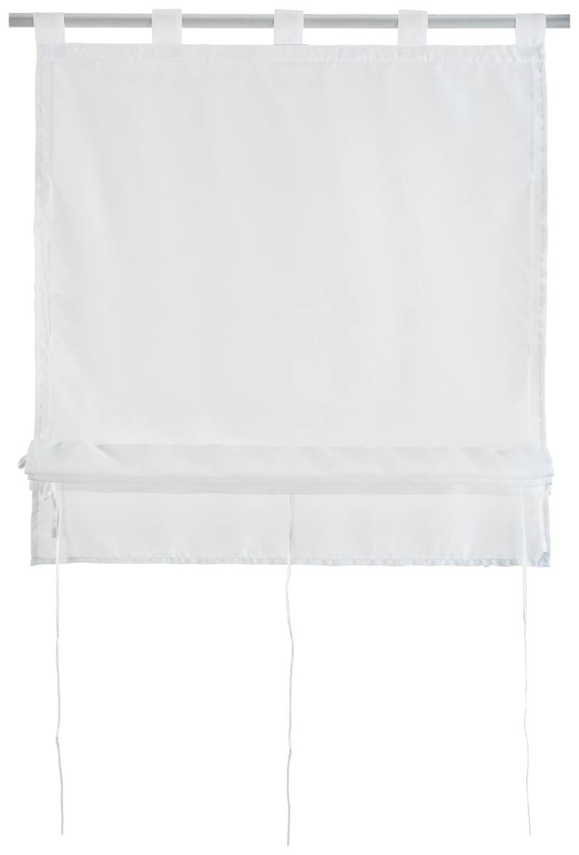 POCOline Bändchenrollo Nouveau weiß B/L: ca. 80x140 cm