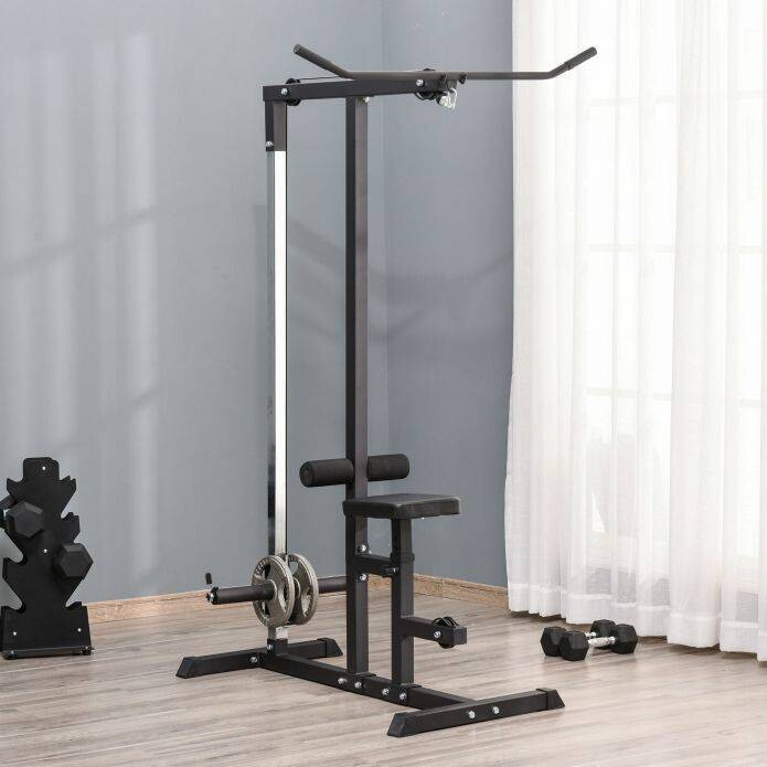 HOMCOM Kraftstation schwarz Stahl B/H/T: ca. 107x190x120 cm