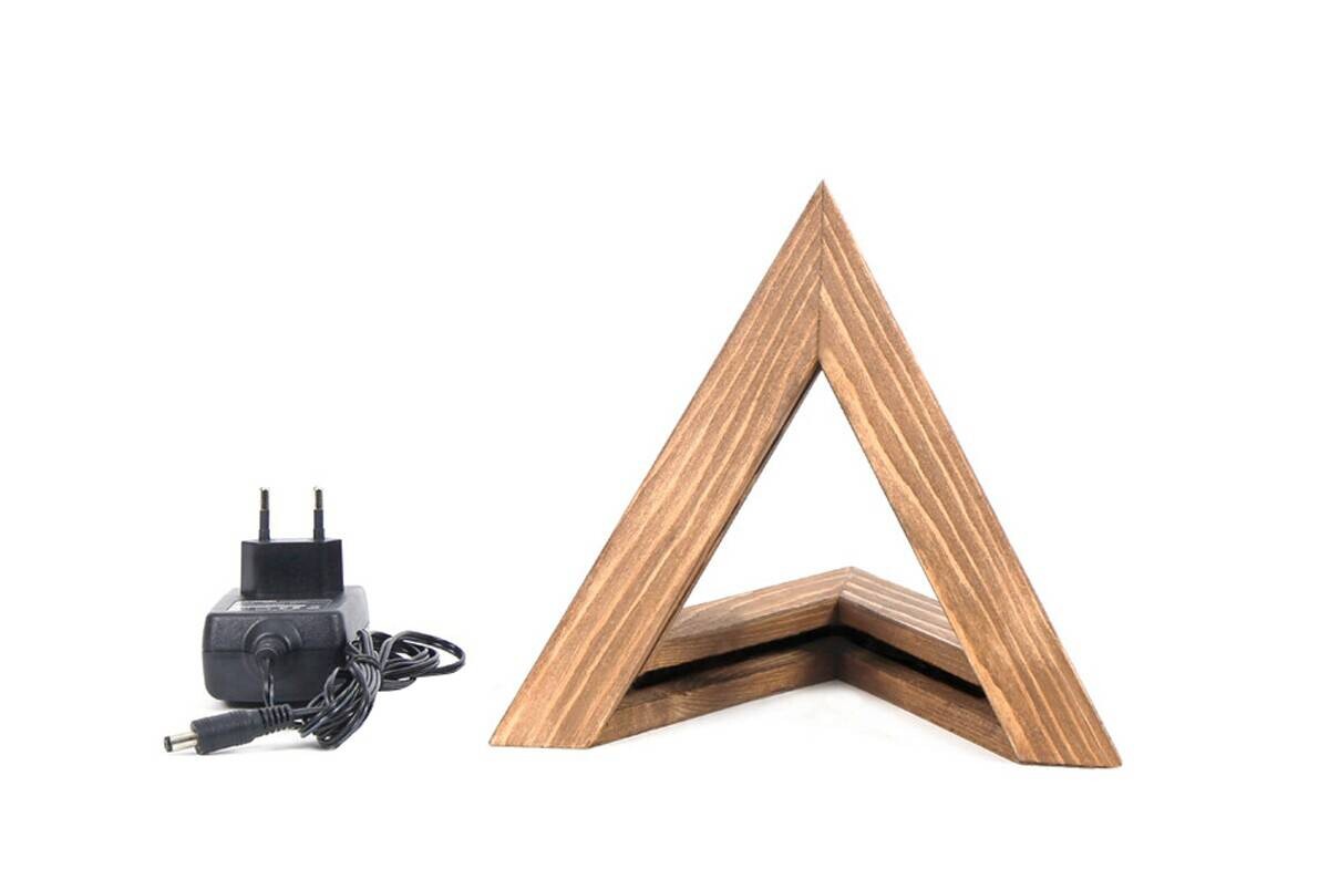 Opviq Tischleuchte FSFI.1110 braun Fichte B/H/L: ca. 22x21x22 cm E27 1 Brennstellen