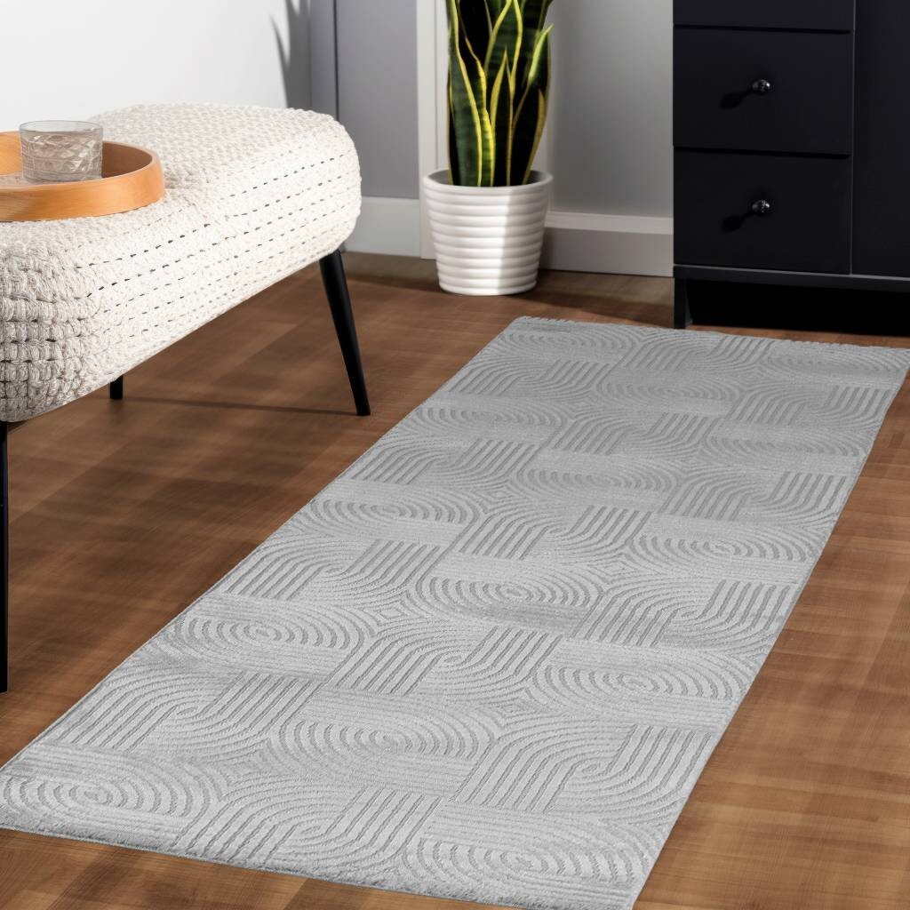 Ayyildiz Teppich SAHARA silber B/L: ca. 120x170 cm