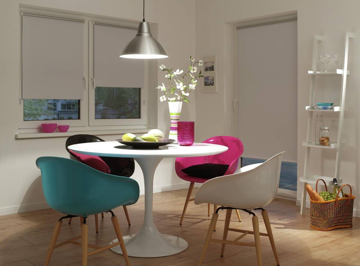 Thermo_Klemmrollo_VD weiß B/L: ca. 100x150 cm