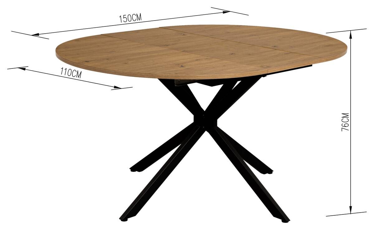 Esstisch Melina B/H/T: ca. 110x75x110 cm