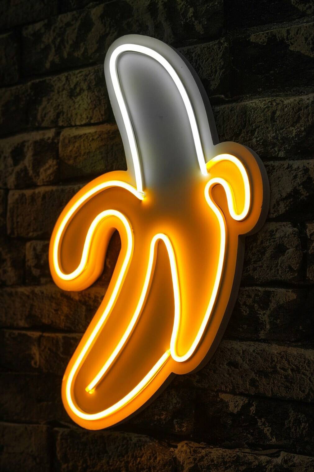 Opviq LED-Wandleuchte weiß gelb PVC B/H/T/L: ca. 30x40x3x30 cm