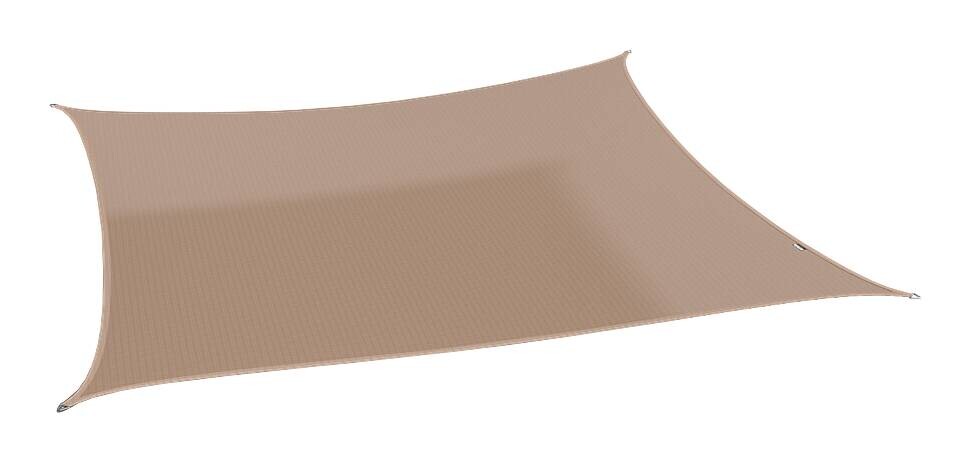 PLATINUM Sonnensegel Coolfit sand Polyethylen B/H/L: ca. 500x1x500 cm