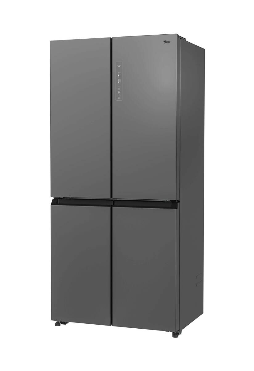 Hoover Multi-Door Kühl-/Gefrierkombination HHCR3818ENPL Edelstahloptik B/H/T: ca. 83,3x181,5x65 cm