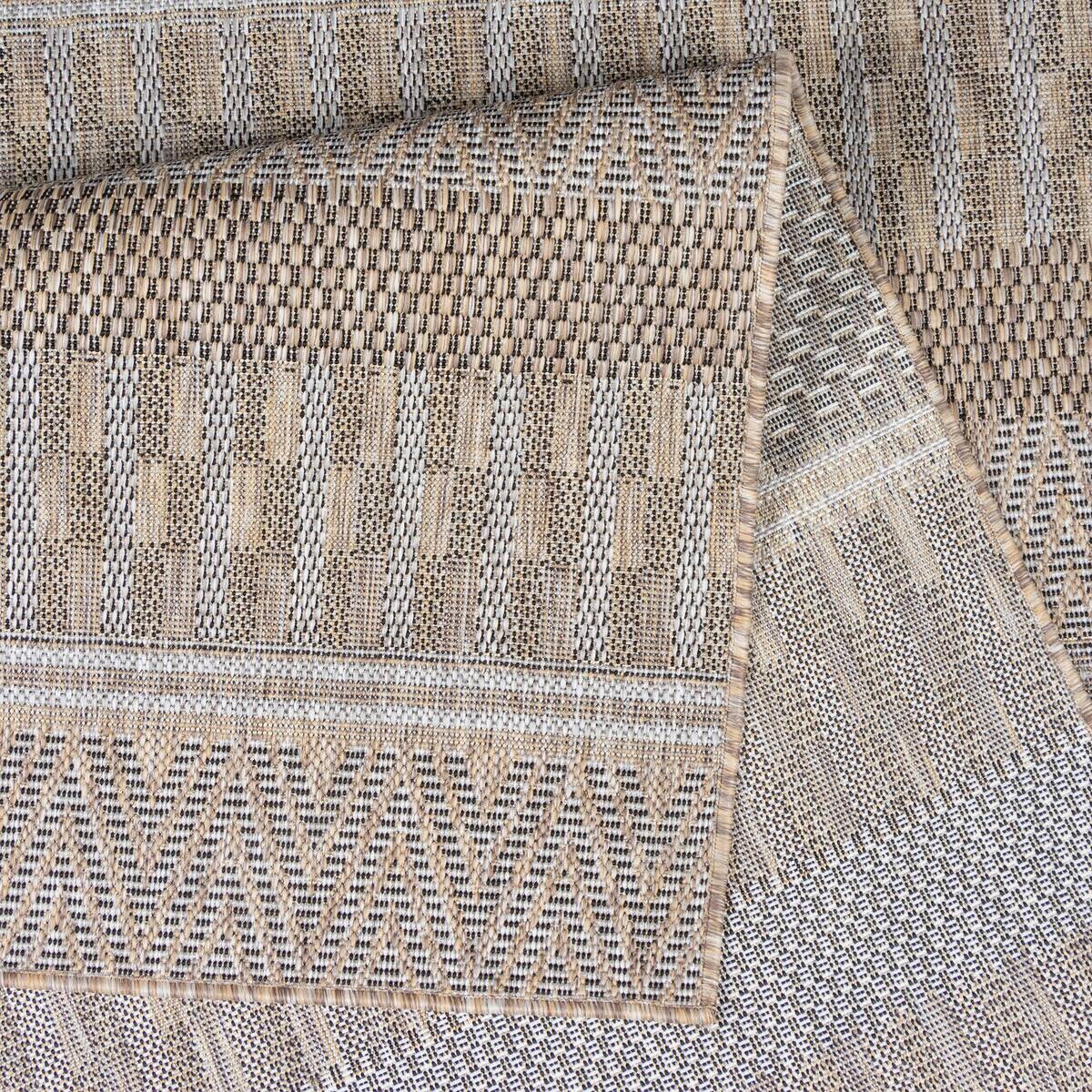 Sanat Outdoorteppich MELISSA braun B/L: ca. 140x200 cm