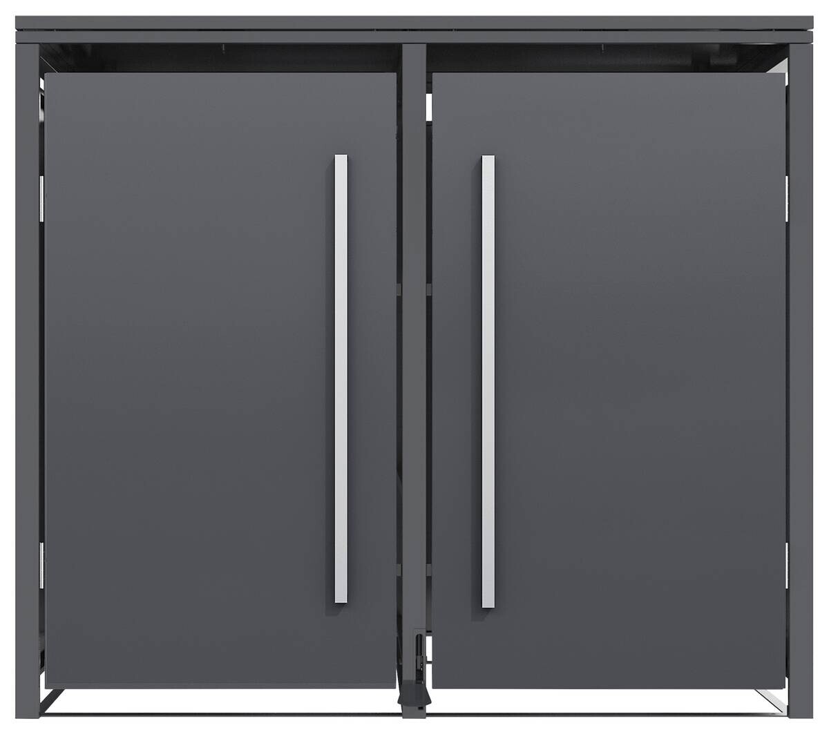 Westmann Mülltonnenbox Pedura anthrazit B/H/L: ca. 132x116x80 cm