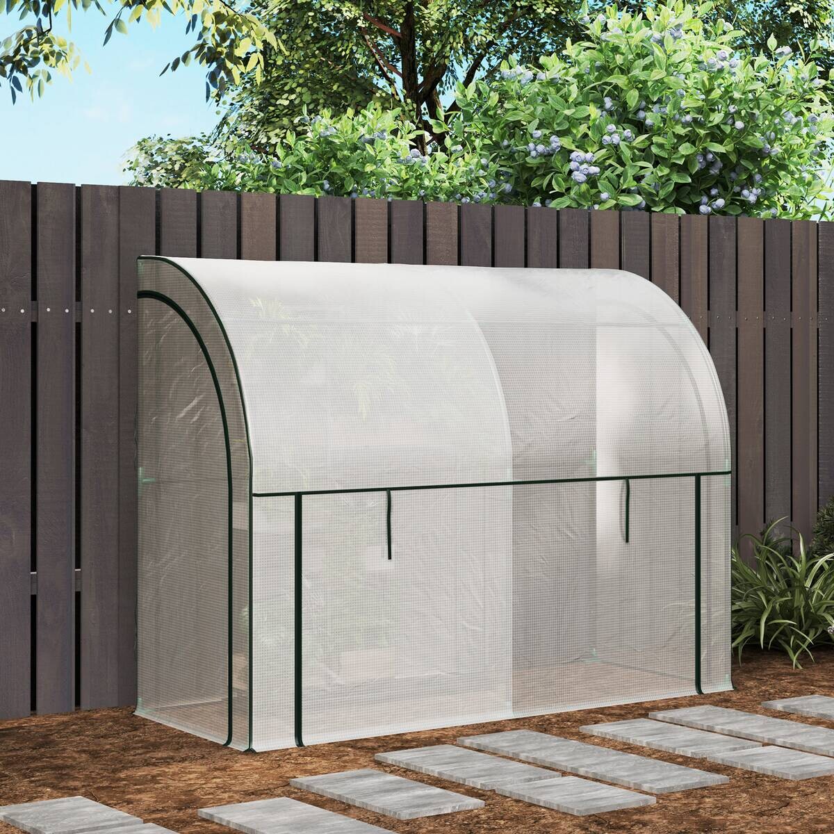 Outsunny Gewächshaus B/H/L: ca. 80x157x200 cm