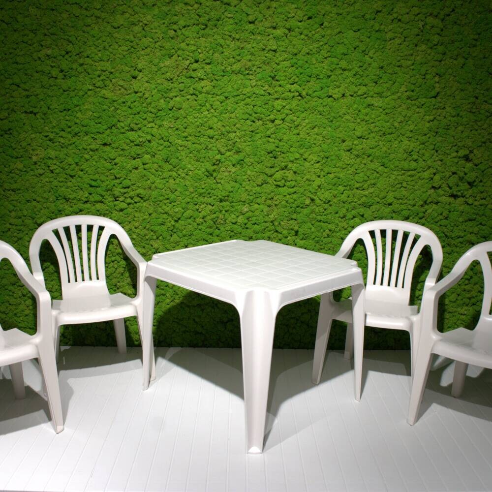 ProGarden Kindermöbel-Set weiß Kunststoff B/H/L: ca. 38x53x43 cm