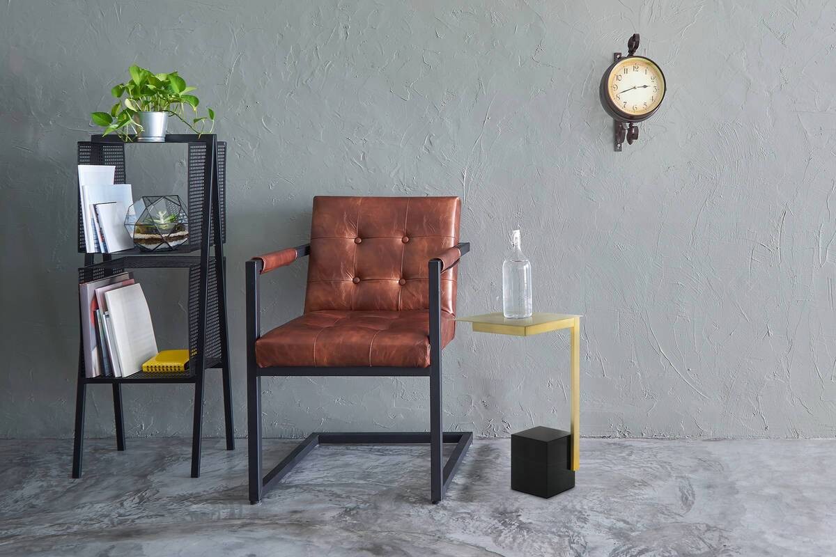 Beistelltisch Rocio 201 Marmor B/H/T: ca. 30x30x56 cm