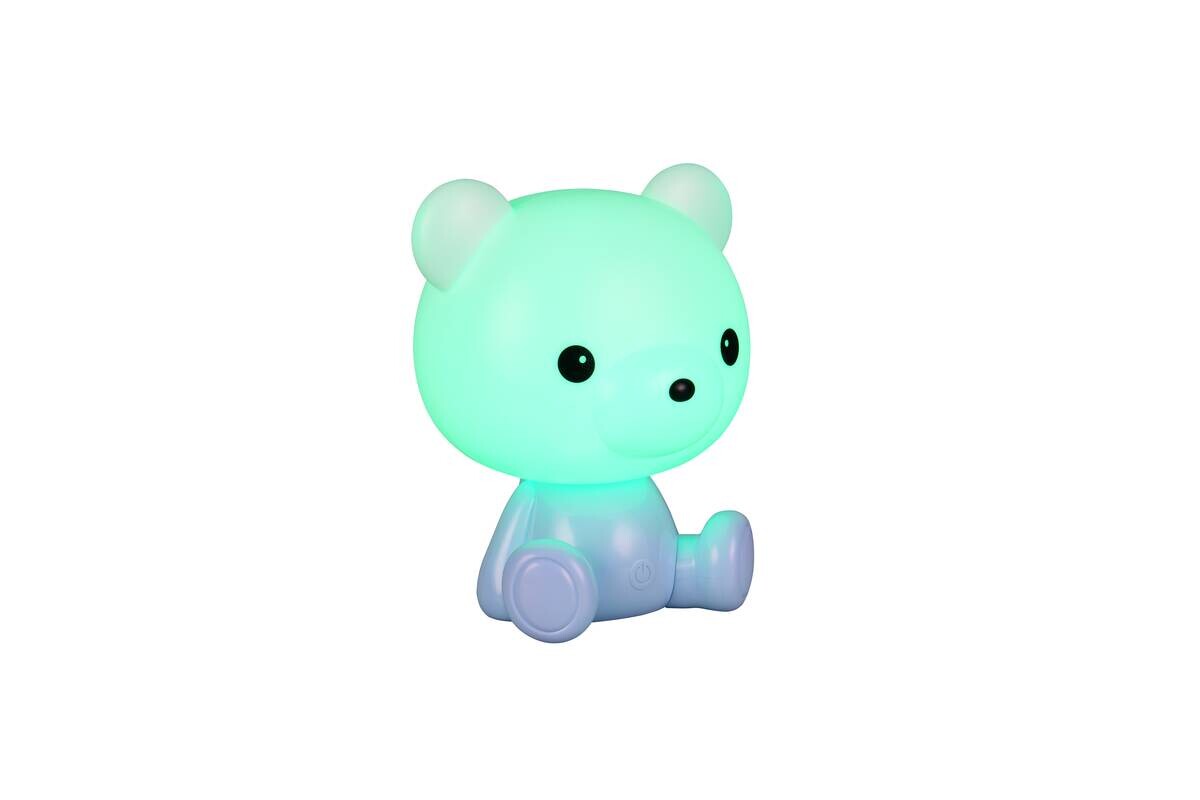 Reality LED Tischleuchte CUTIE blau Kunststoff B/H/T: ca. 21x25,5x19 cm 1 Brennstellen