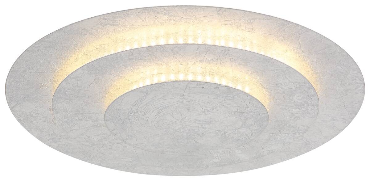GLOBO LED-Deckenleuchte Heda 48465-24S silber Metall H/D: ca. 7x35 cm