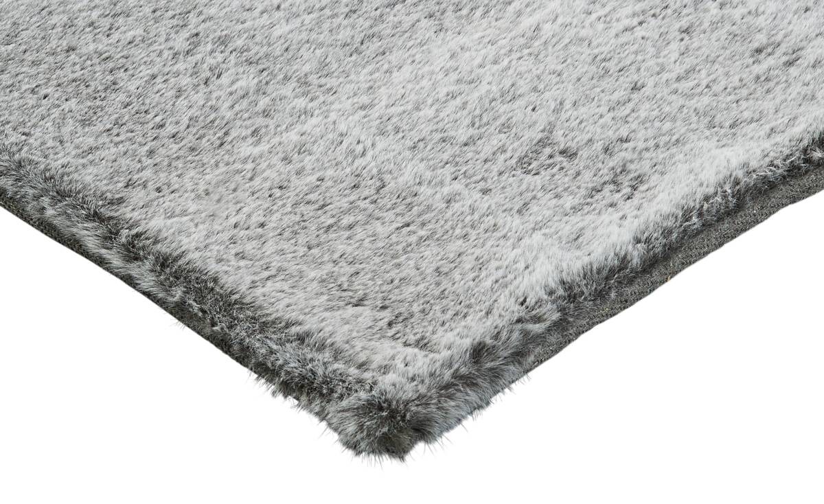 Fellimitat Maya grau B/L: ca. 120x160 cm