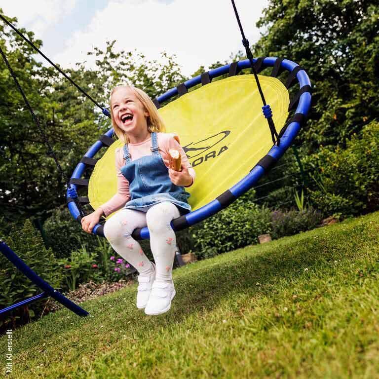Hudora Nestschaukel Octagon 110 blau B/H/L: ca. 110x10x110 cm