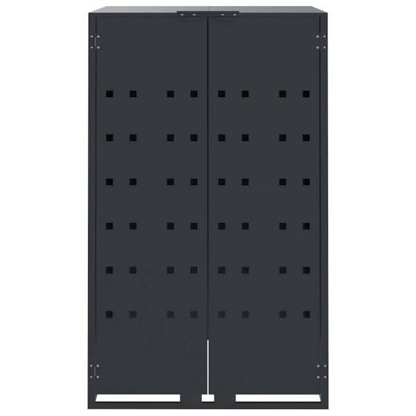 vidaXL Mülltonnenbox anthrazit