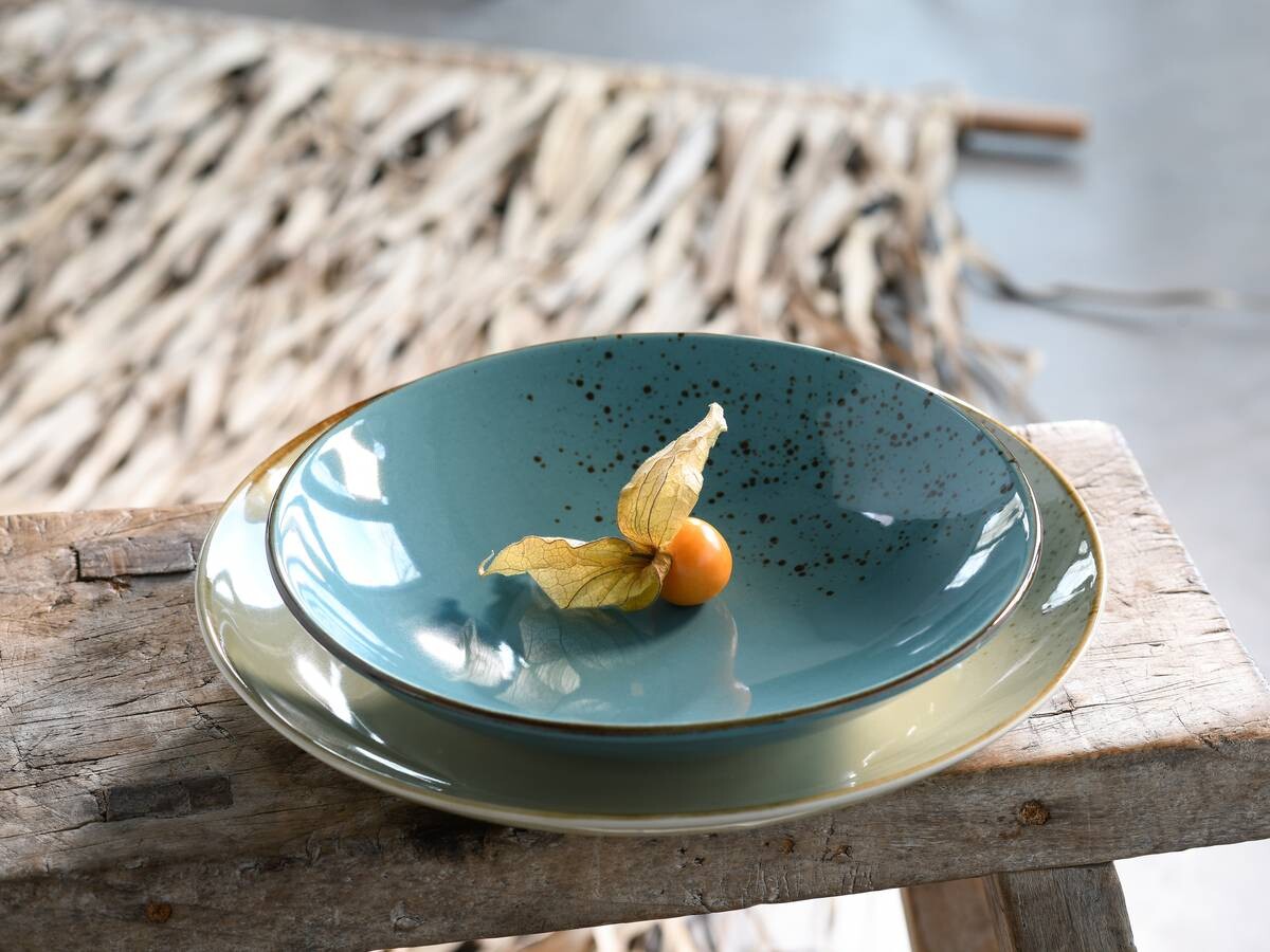 CreaTable Tafelservice NATURE COLLECTION multicolor Steinzeug 12 tlg. | Multi