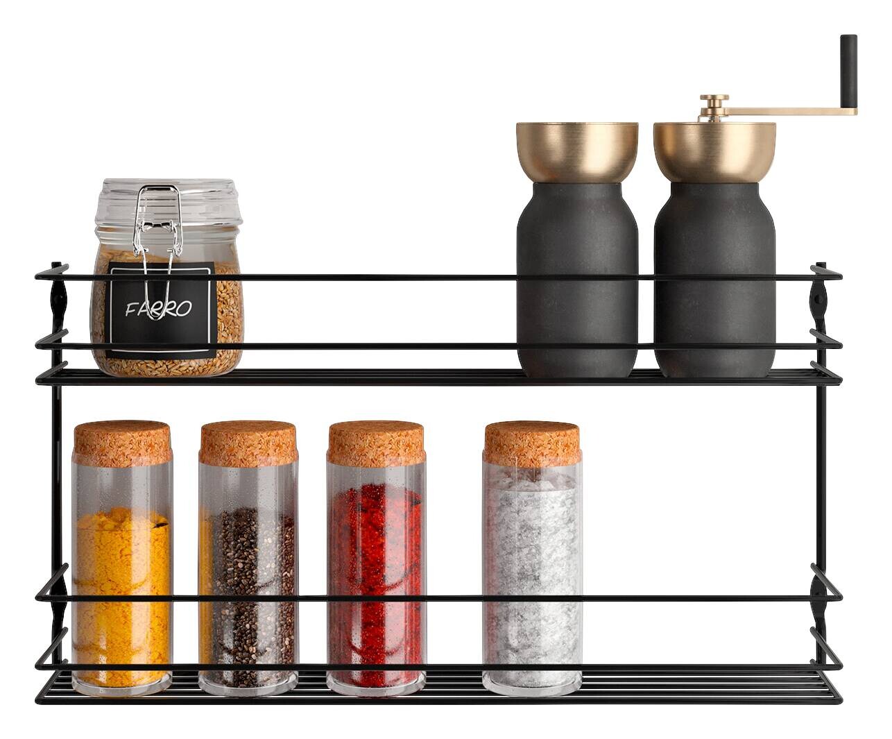 Metaltex Haushaltshelfer schwarz Stahl B/H/L: ca. 36,4x19x8 cm