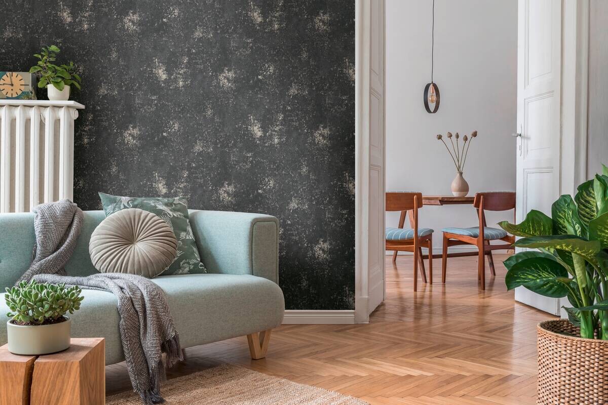 A.S.Creation Vliestapete gold schwarz B/H/D: ca. 53x1005x9,2 cm