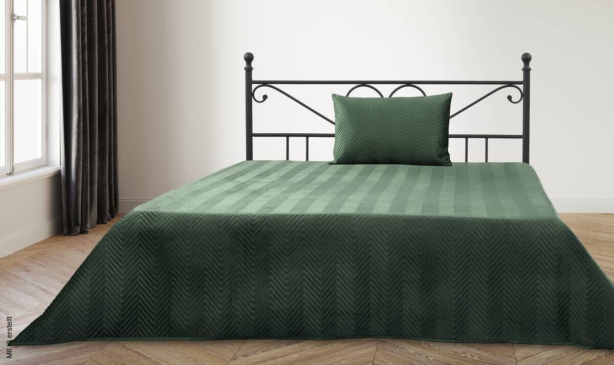 Dekokissen grün Polyester B/L: ca. 60x40 cm