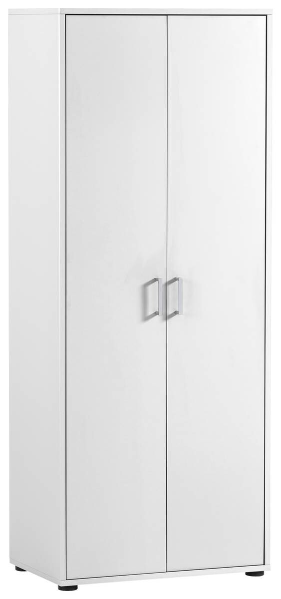 Hochschrank Niels weiß perlweiß Optik B/H/T: ca. 65x163,6x41 cm