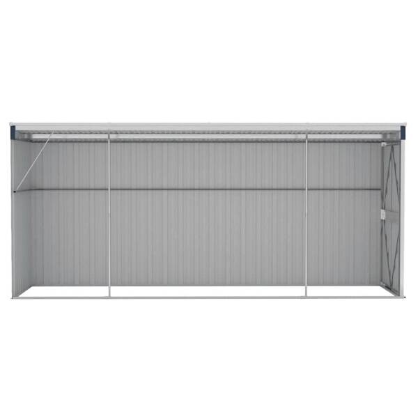 vidaXL Gartenhaus anthrazit B/H/T: ca. 118x178x382 cm