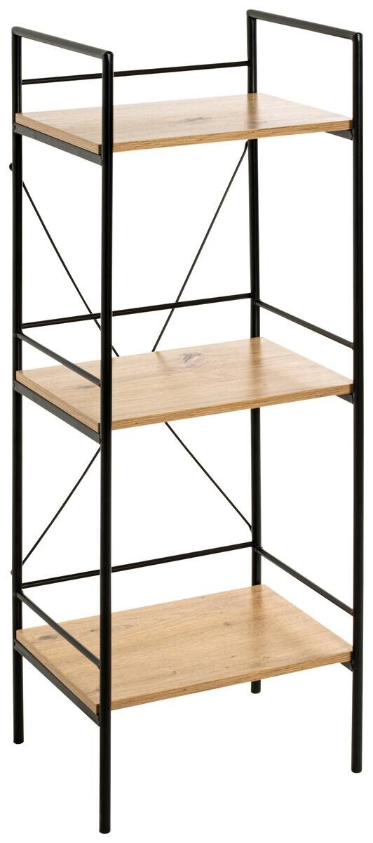 Regal Eiche Nachbildung schwarz B/H/T: ca. 34x96x27 cm