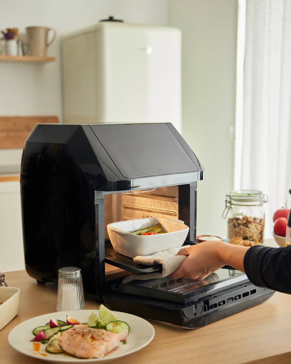 MASTERPRO Heißluftfritteuse BGMP-9310 Rocket schwarz Kunststoff B/H/T: ca. 37,5x43x37,5 cm ca. 11 l