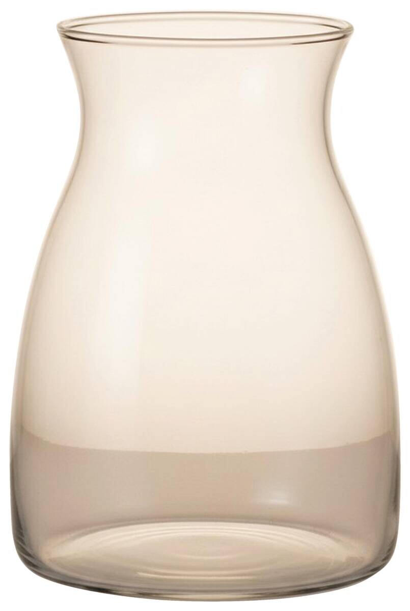 Vase klar Glas H/D: ca. 20x14 cm