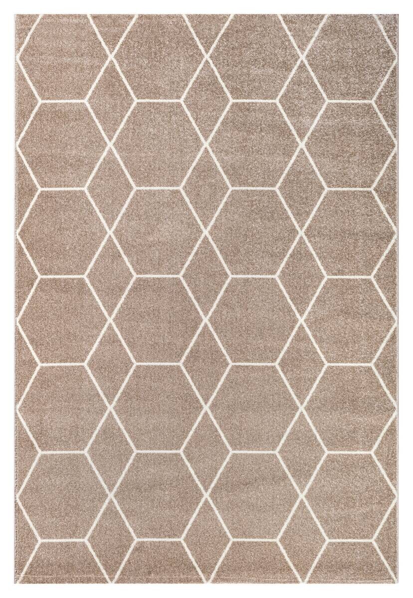 Sanat Teppich Trellis beige B/L: ca. 140x200 cm