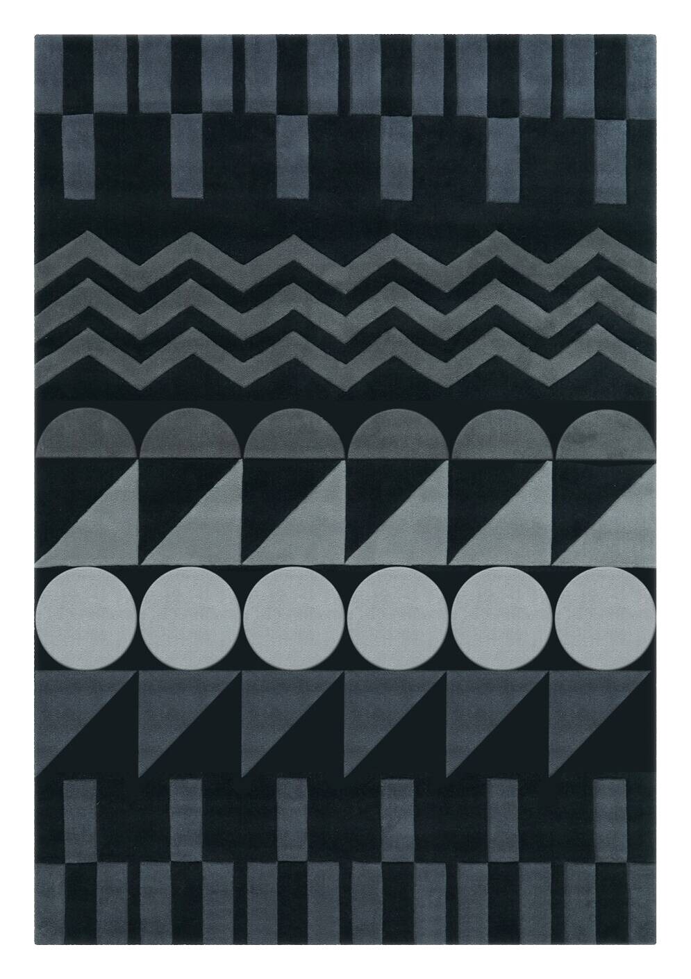 Arte Espina Kurzflorteppich Spirit 3120 anthrazit B/L: ca. 140x200 cm