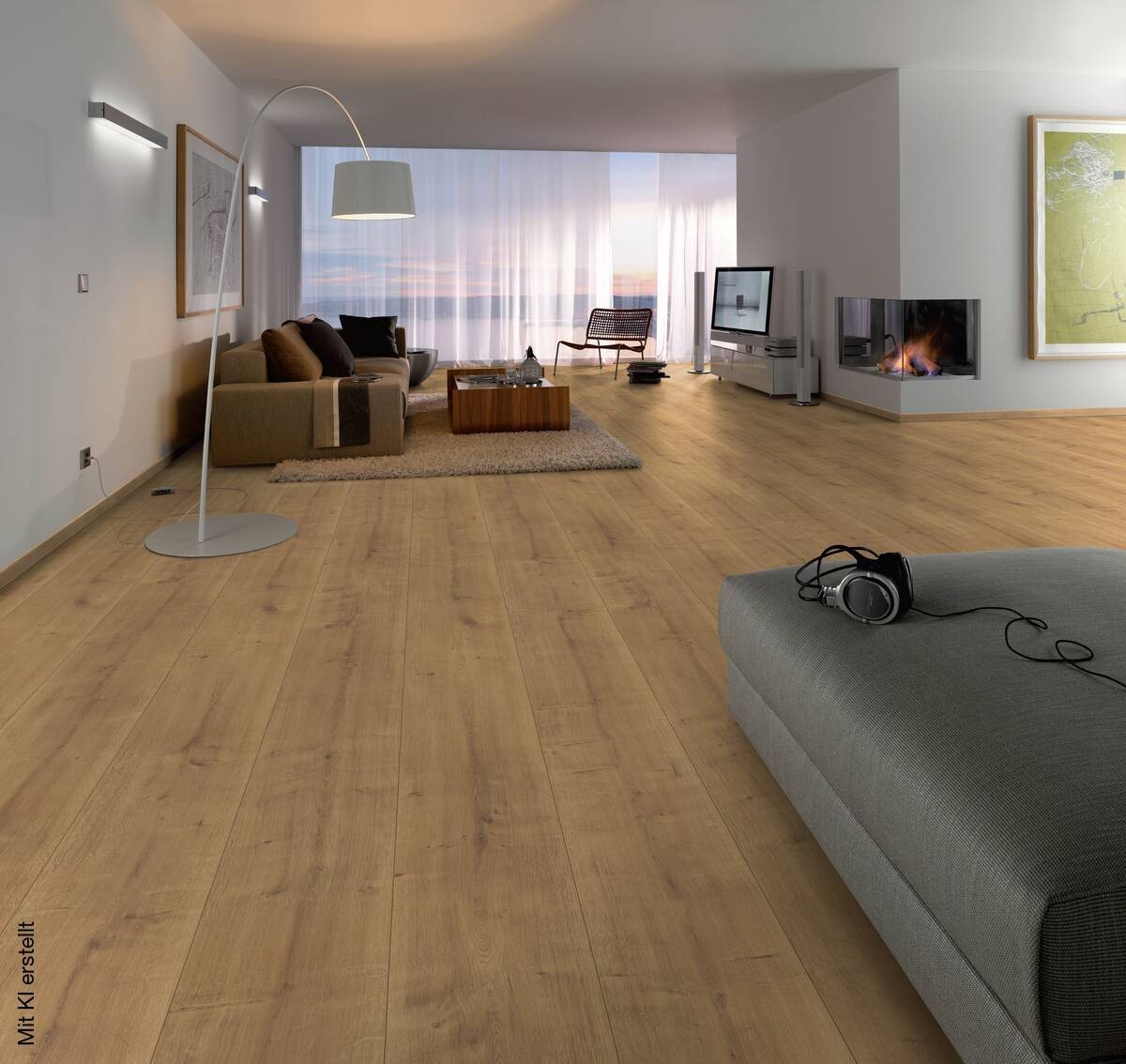 EGGER Laminatboden Richmond ca. 2,5349 m² im Paket B/L: ca. 34x130,5 cm pro Paket