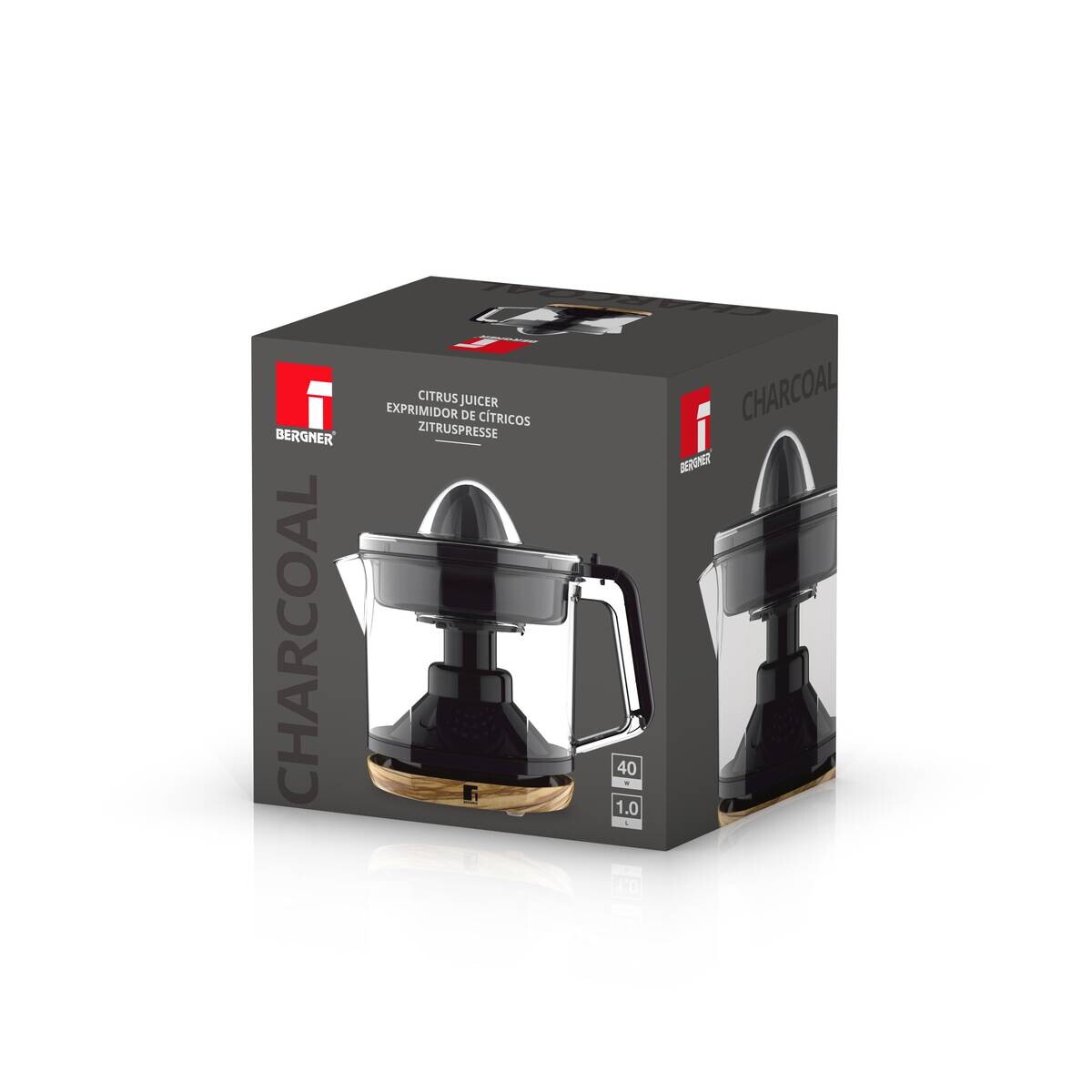 BERGNER Zitruspresse CHARCOAL