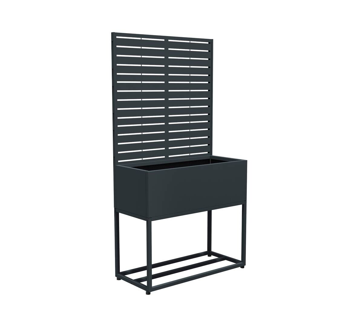 Westmann Pflanzkasten Dekora anthrazit Stahl B/H/L: ca. 90x170x40 cm