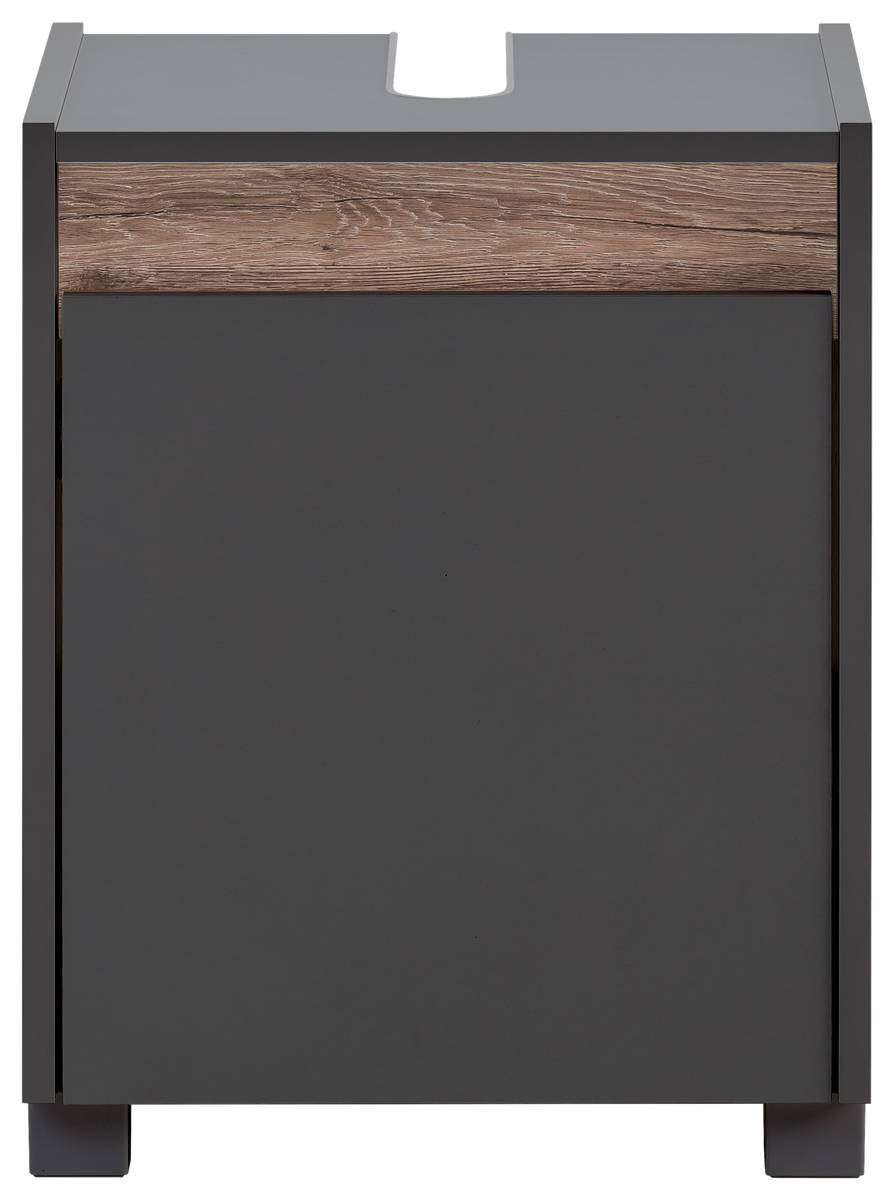 Waschbeckenunterschrank Cosmo anthrazit B/H/T: ca. 41,8x54,6x33 cm