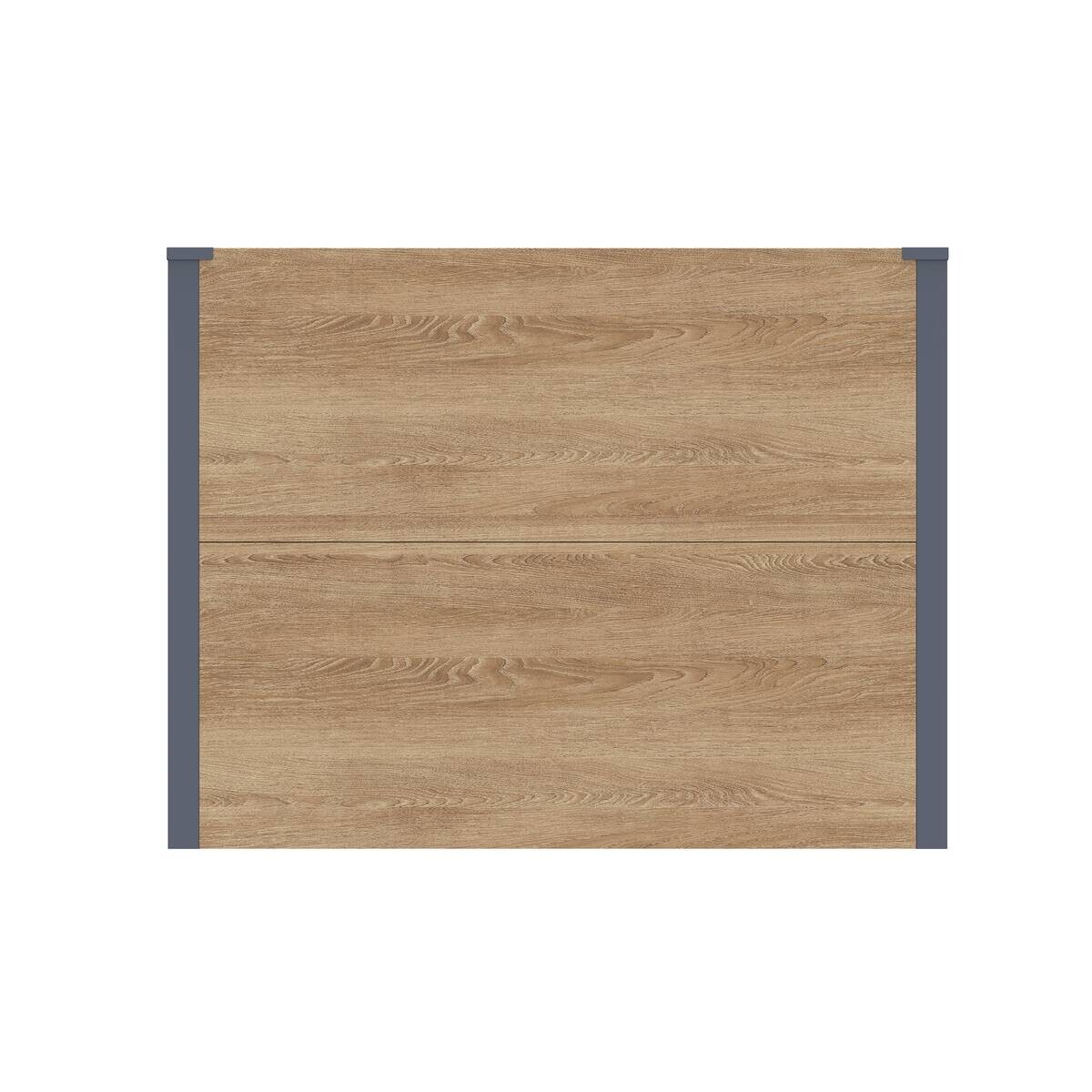 Westmann Pflanzkasten Talus Holzoptik Metall B/H/L: ca. 100x77x25 cm