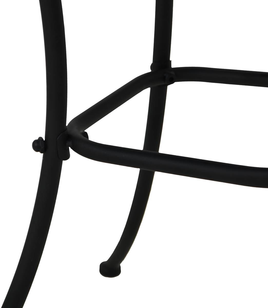 POCOline Gartentisch Mosaik schwarz Metall H/D: ca. 70x60 cm