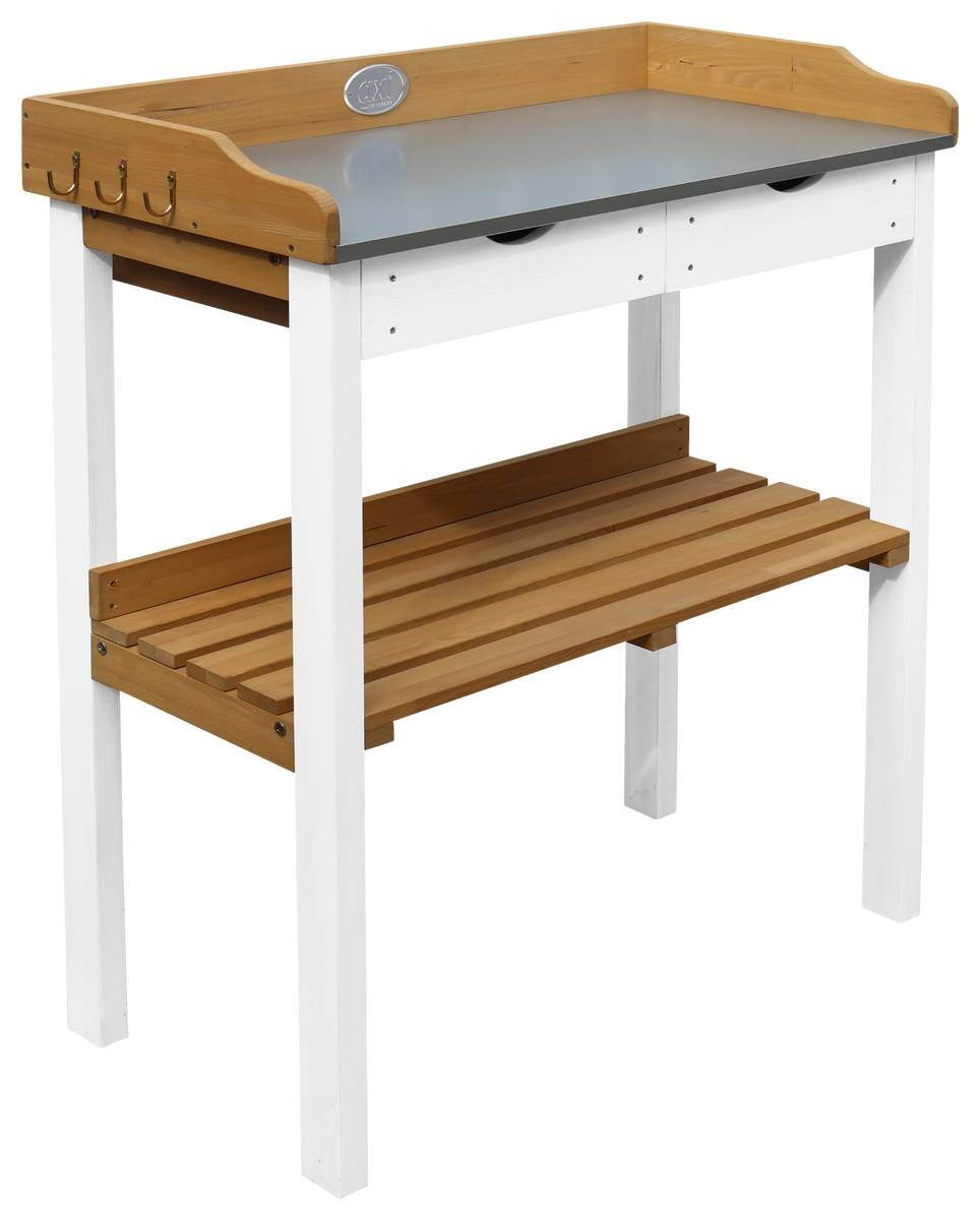 AXI Pflanztisch braun B/H/L: ca. 37x92x76 cm