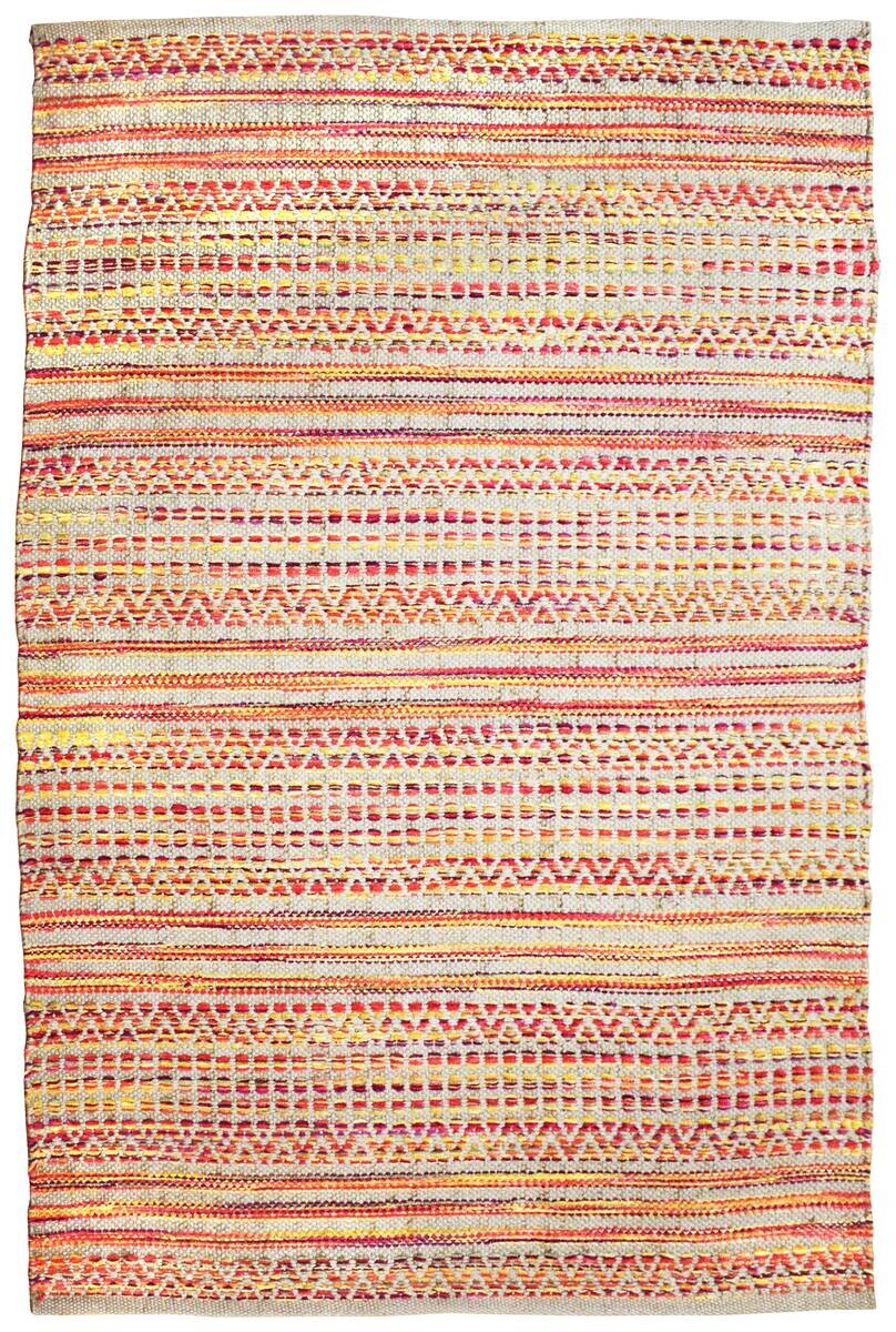 Kayoom Kurzflorteppich Sienna 710 rot B/L: ca. 120x170 cm
