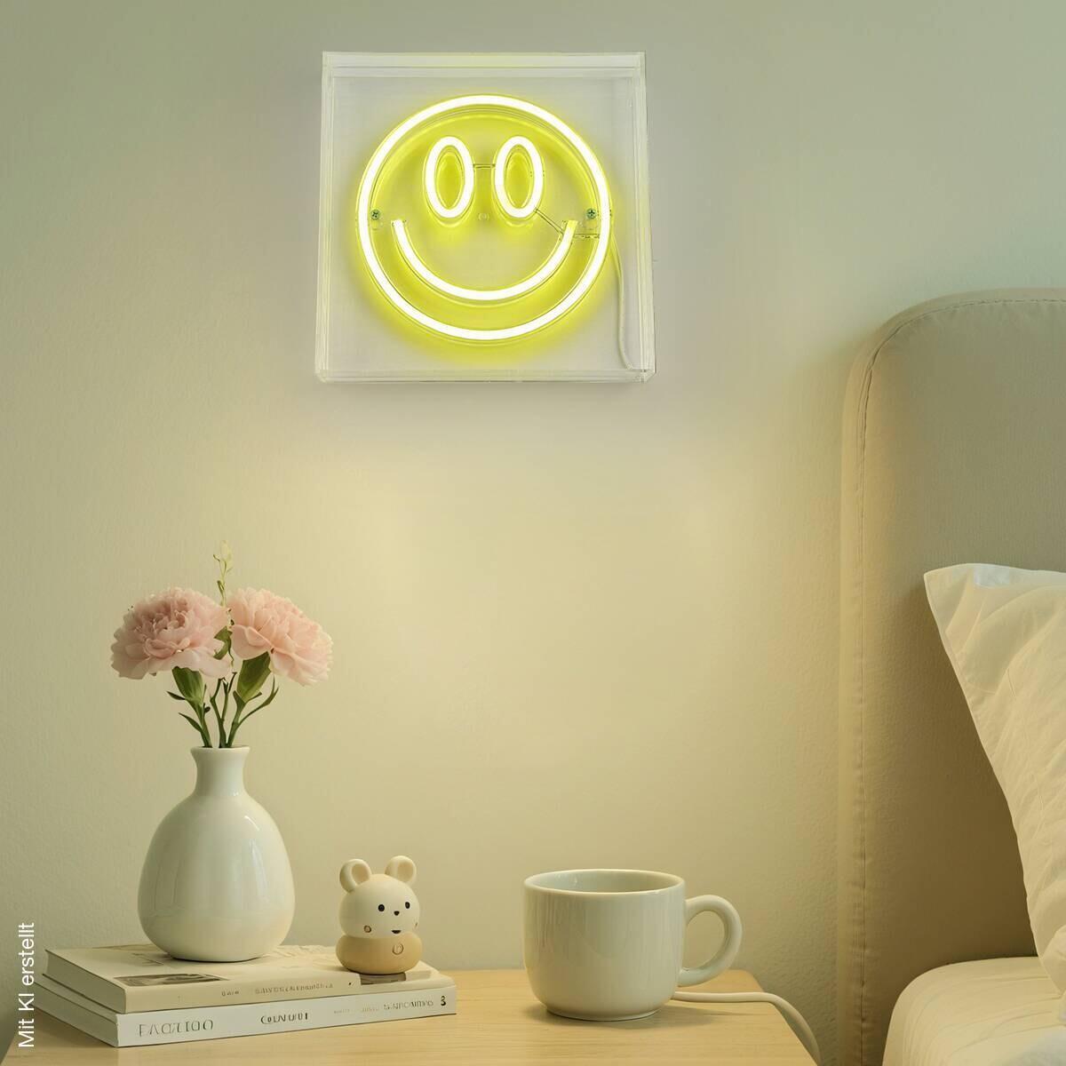Nolo LED-Dekoleuchte Smily B/H/T: ca. 23x23x4,7 cm