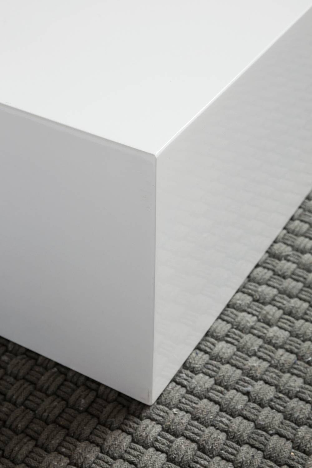 Wohnling Couchtisch weiß MDF B/H/T: ca. 60x30x60 cm