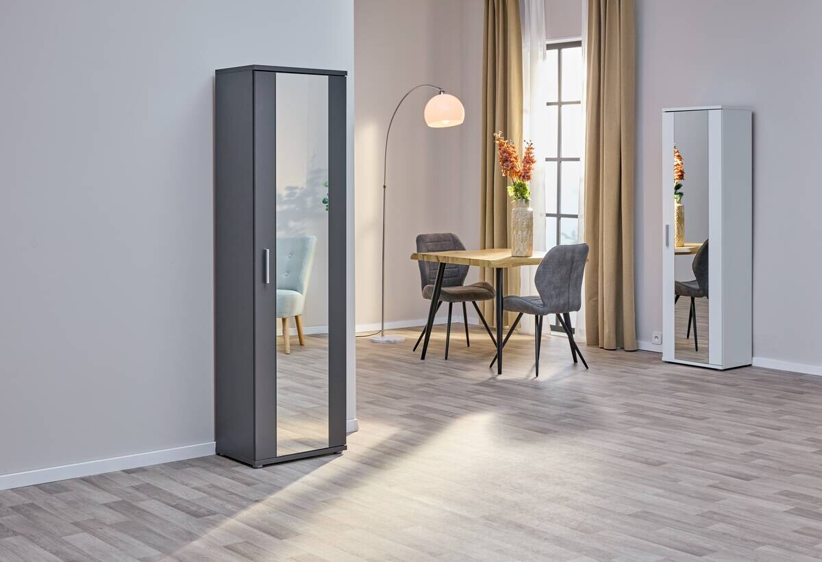 Mehrzweckschrank anthrazit B/H/T: ca. 50x179x35 cm