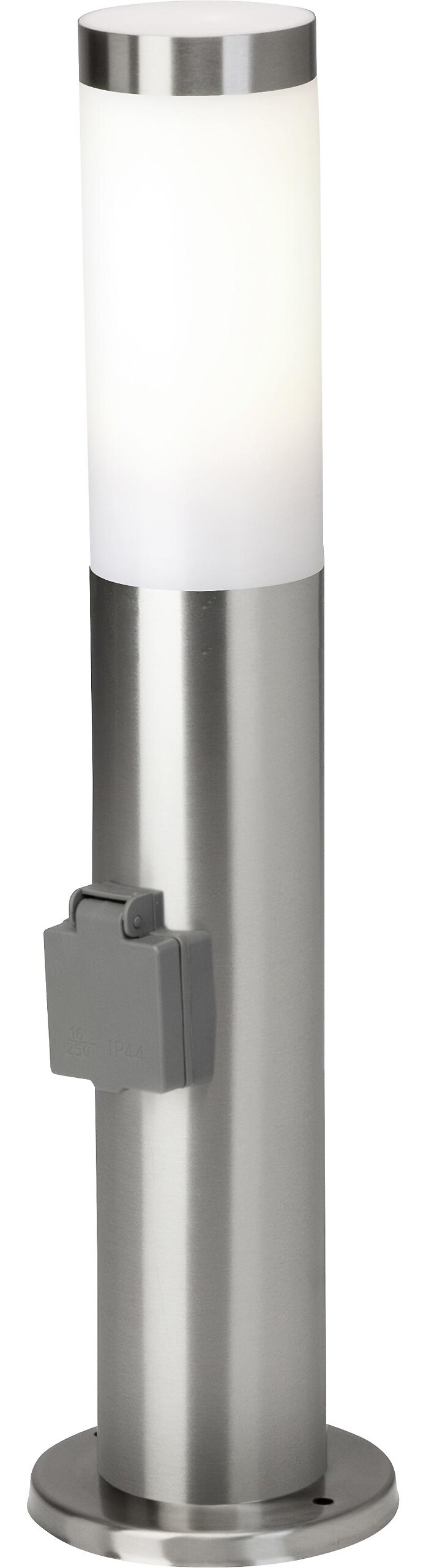 Außenstandleuchte 43693/82 Edelstahloptik H/D: ca. 50x8 cm