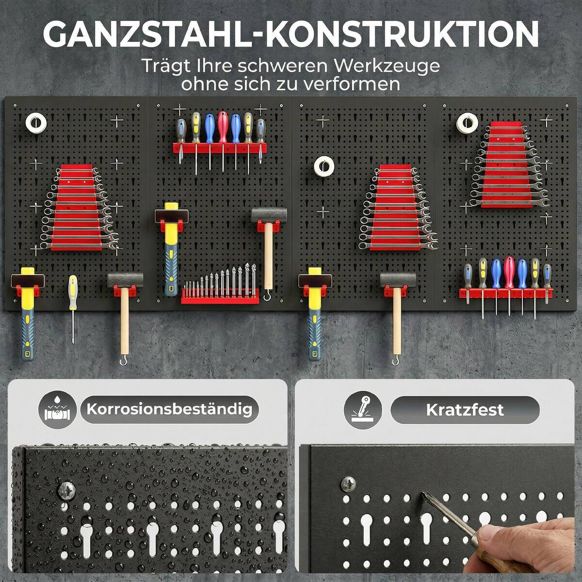Werkzeugwand B/H/L: ca. 40x2x60 cm