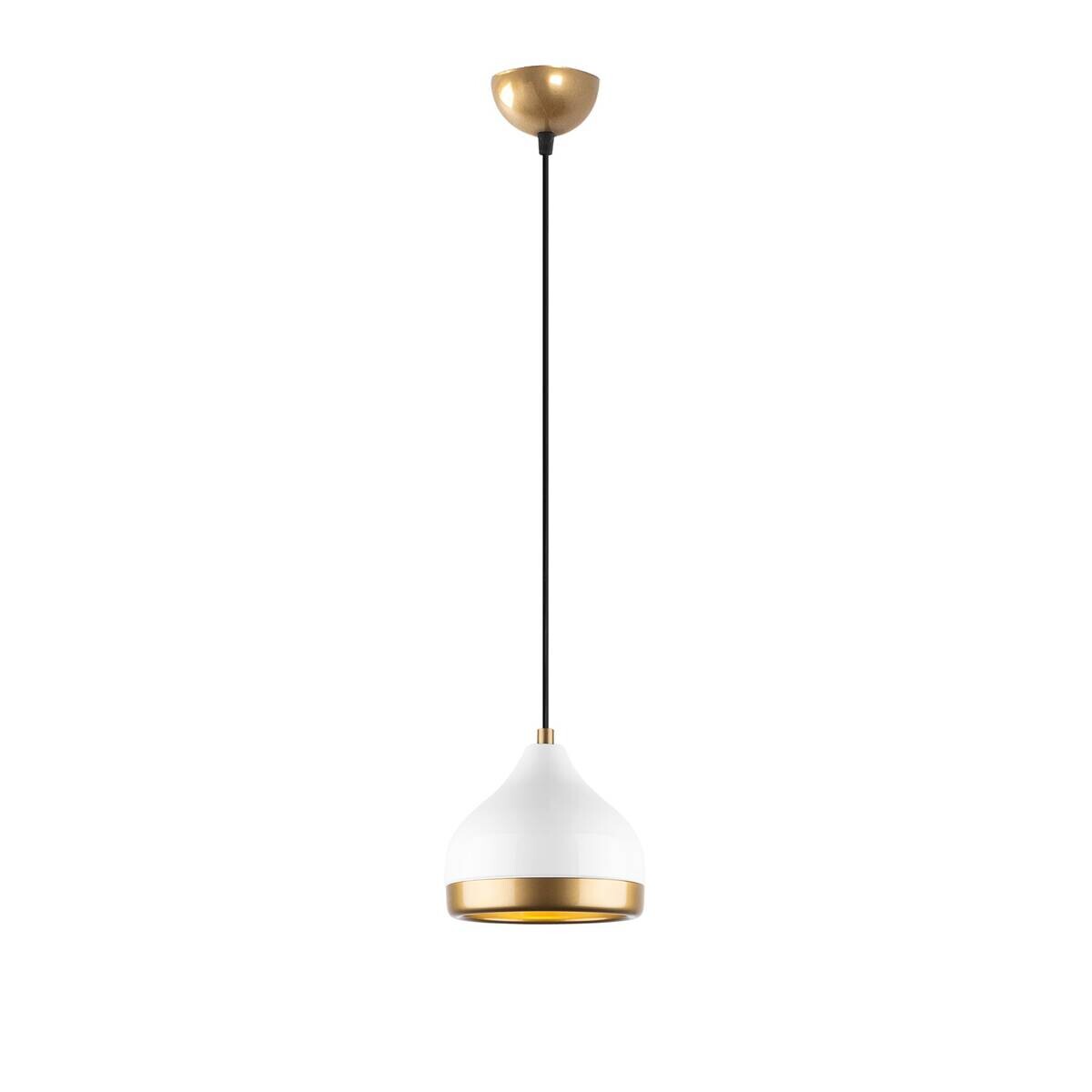 Opviq Pendelleuchte Yldo weiß B/H/T/L/D: ca. 17x112x17x17x17 cm E27 1 Brennstellen