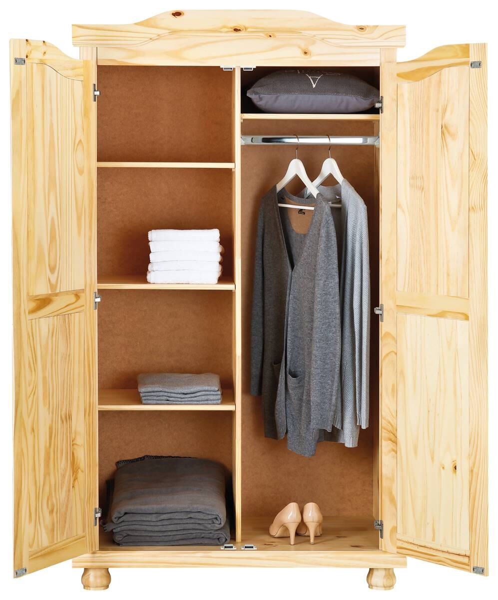 Kleiderschrank Genf natur B/H/T: ca. 104x180x56 cm