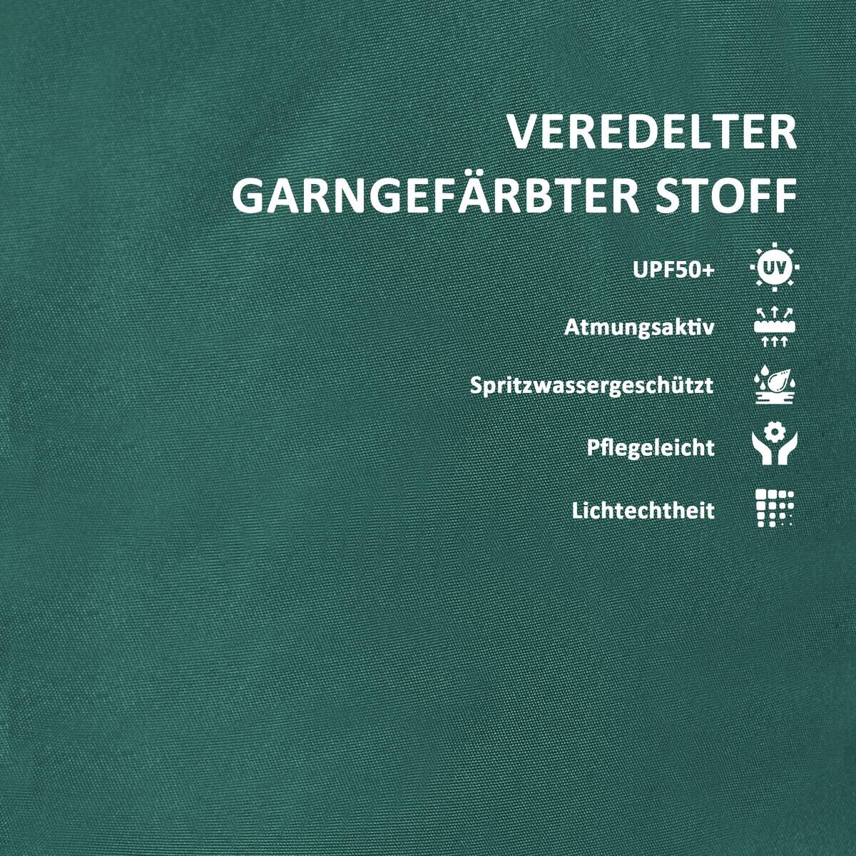 Outsunny Sitzkissen grün Polyester B/H/L: ca. 47x9,5x120 cm